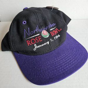 Vintage Northwestern Rose Bowl 1996 Hat With Tags